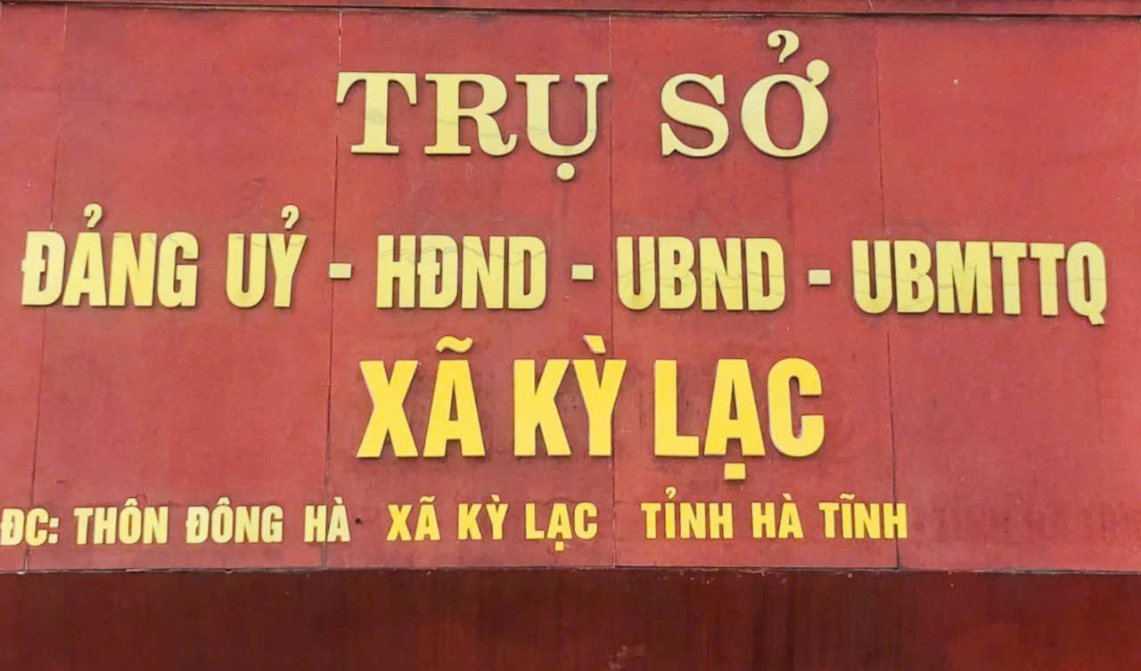 Lãnh đạo UBND xã Kỳ Lạc