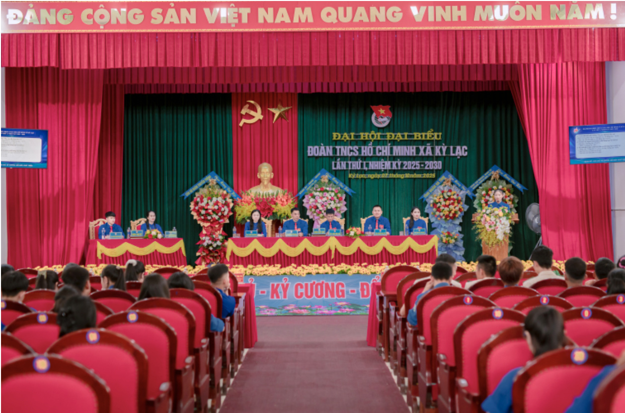 Đại hội đại biểu Đoàn Thanh niên Cộng sản Hồ Chí Minh (TNCS Hồ Chí Minh) xã Kỳ Lạc lần thứ I, nhiệm kỳ 2025 - 2030