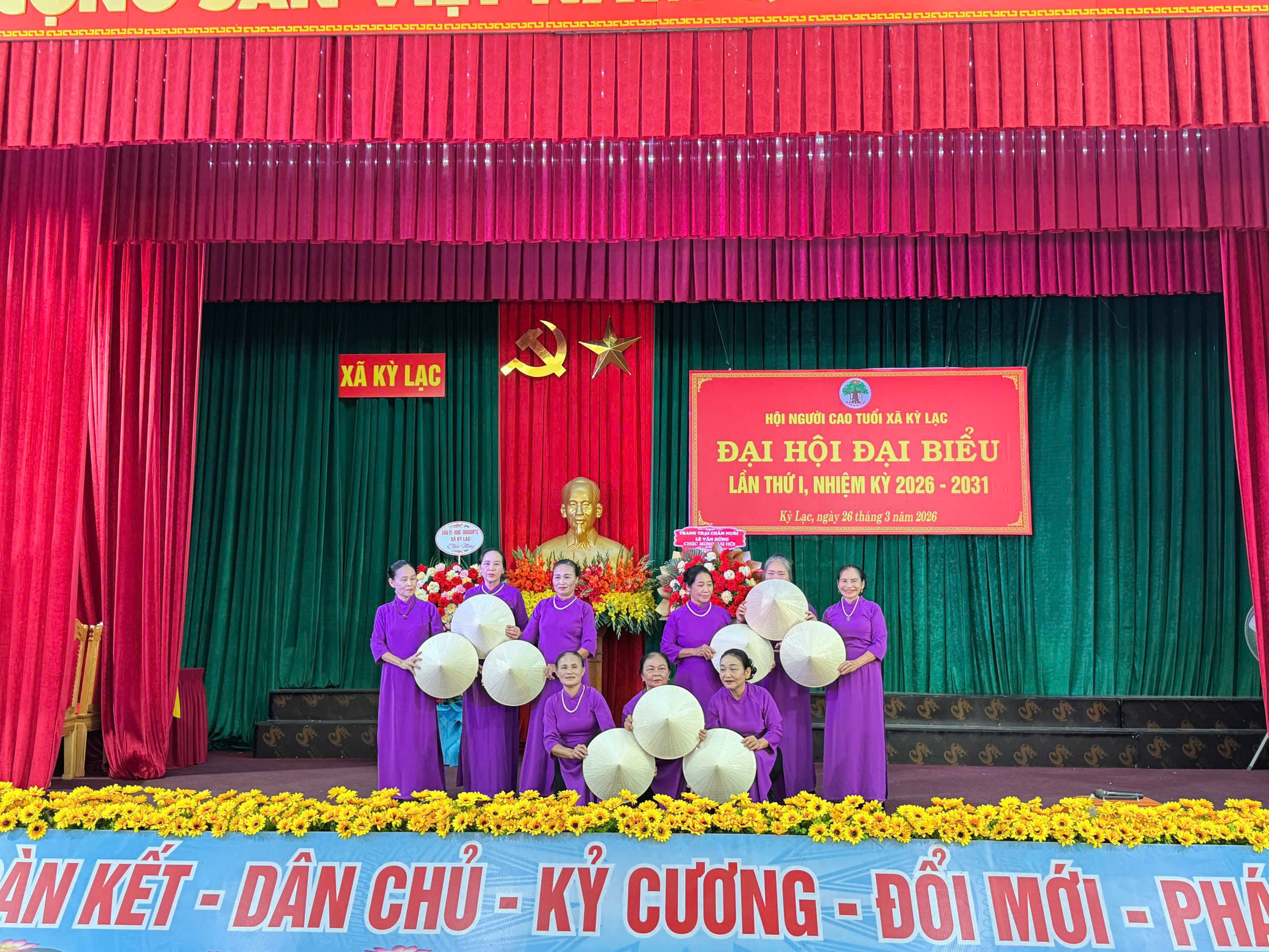 XÃ KỲ LẠC TỔ CHỨC ĐẠI HỘI ĐẠI BIỂU NGƯỜI CAO TUỔI XÃ KỲ LẠC LẦN THỨ I, NHIỆM KỲ 2026-2031 