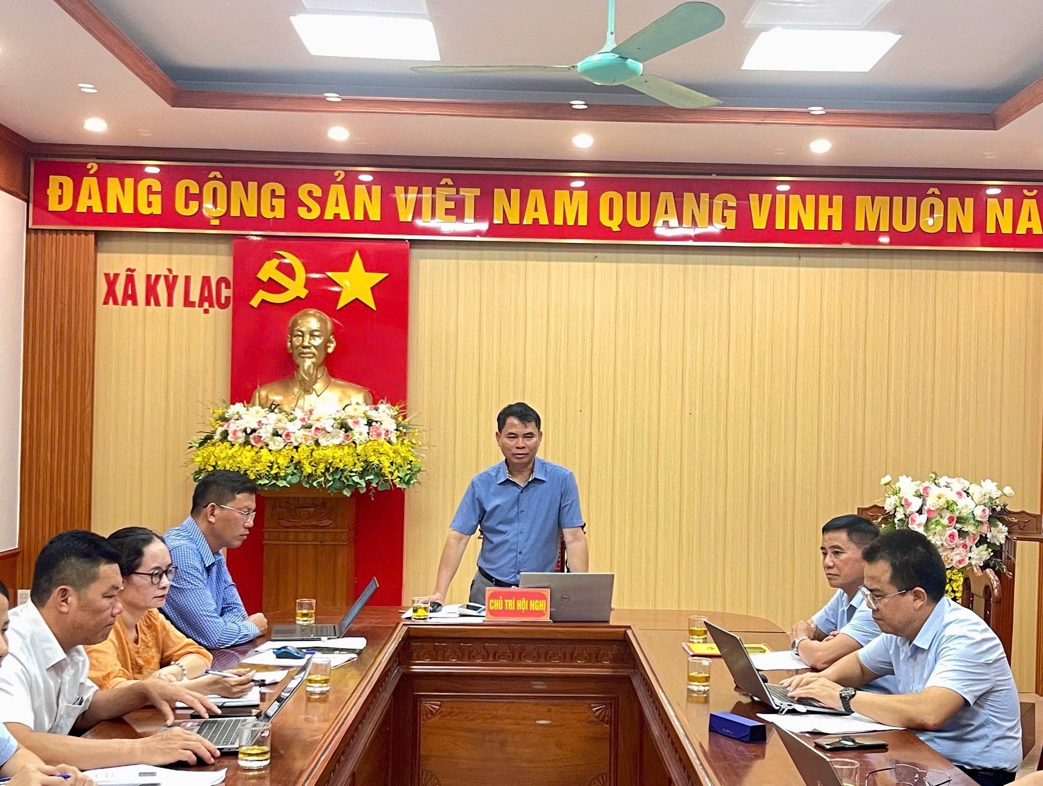 UBND xã Kỳ Lạc họp Ban Chỉ đạo Kỳ thi tuyển sinh vào lớp 10 THPT năm học 2026 – 2027.
