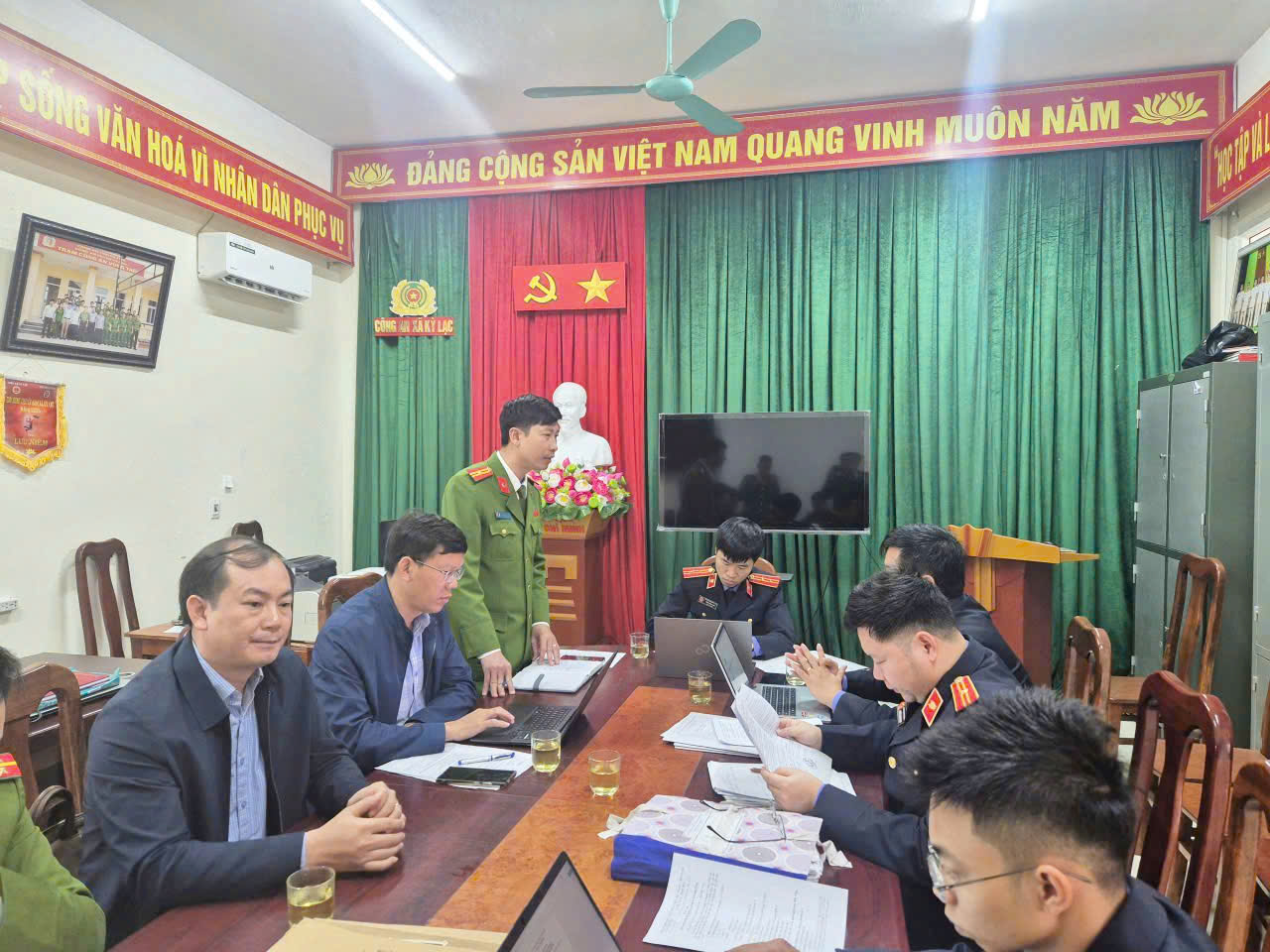 Viện Kiểm sát Nhân dân khu vực 2 - Hà Tĩnh: Trực tiếp kiểm sát việc thi hành án hình sự tại cộng đồng ở 04 UBND xã