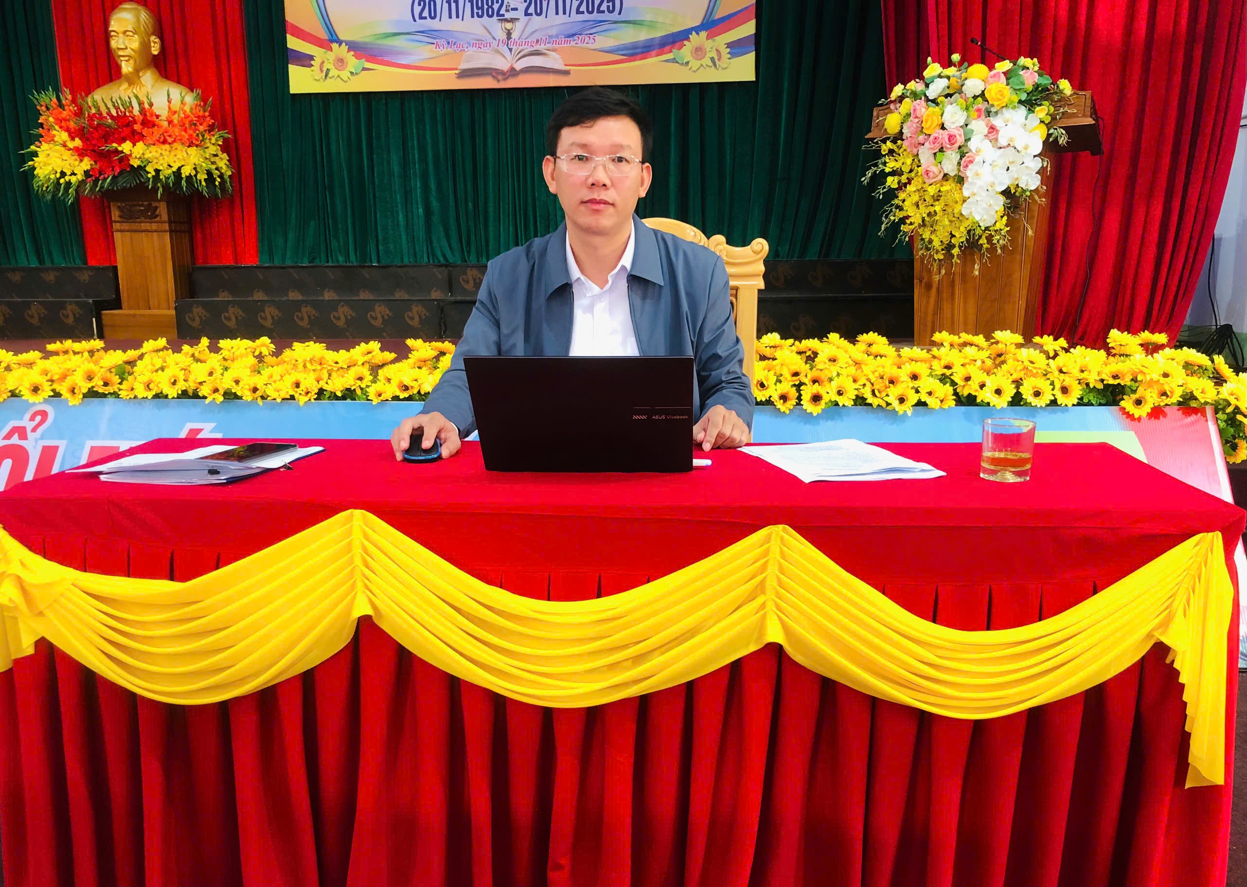 UBND XÃ KỲ LẠC TỔ CHỨC HỌP BAN BIÊN TẬP TRANG THÔNG TIN ĐIỆN TỬ