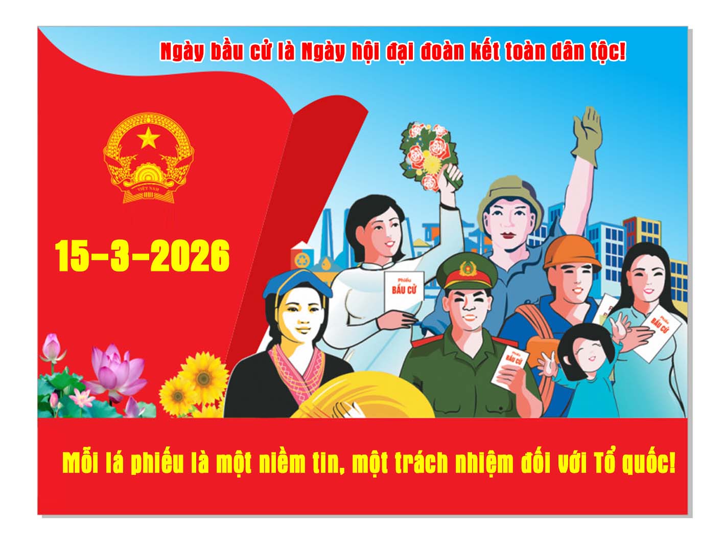 Hướng tới bầu cử đại biểu Quốc hội khóa XVI và đại biểu HĐND các cấp nhiệm kỳ 2026-2031